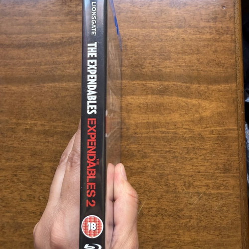 Blu-ray The Expendables 1 and 2 set like new with English subtitles