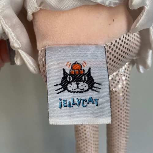 Jellycat Jingle Fairy plush toy pre-owned, 30-31 cm, white and pink
