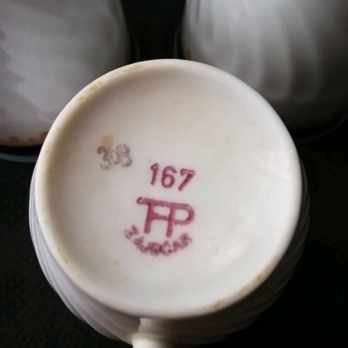 Zajecar coffee cups used, set of 3 Yugoslavian