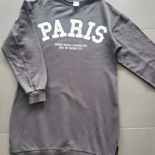 Zara Girl sweatshirt dress 13-14 years 164cm grey like new