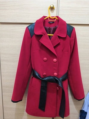 Maki Philosophy red half coat like new size L