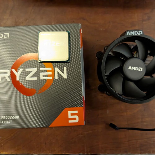 AMD Ryzen 5 2600X processor like new with cooler and Ryzen 3600 box
