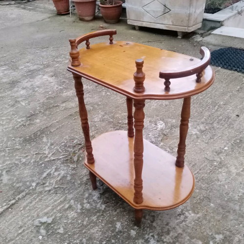 Granny's wooden auxiliary table used
