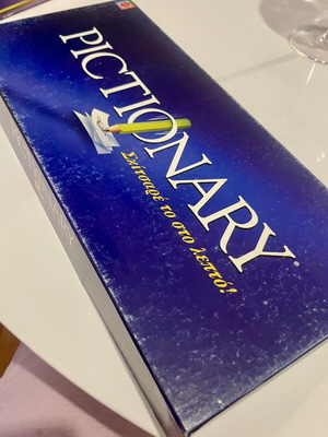 Pictionary board game Greek edition like new