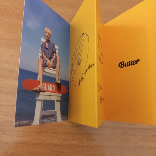BTS Jhope Message Card Butter like new