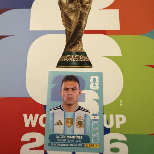 Panini World Cup 2026 Lautaro Martínez sticker new, Argentina ARG 18