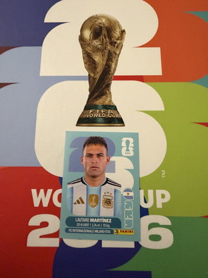 Panini World Cup 2026 Lautaro Martínez sticker new, Argentina ARG 18