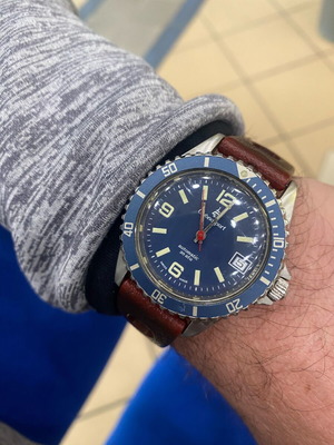 Chronosport Diver Watch automatic blue men's watch like new