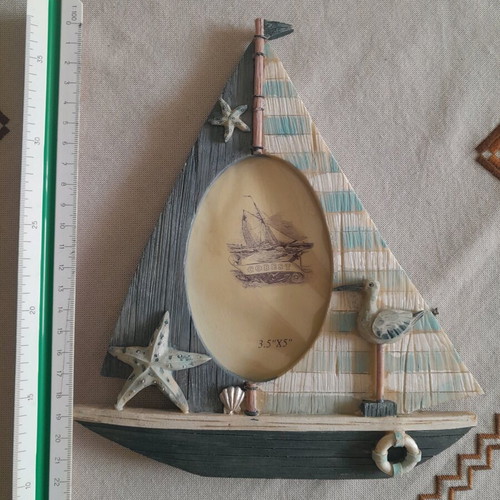 Decorative frame set with sea theme, new