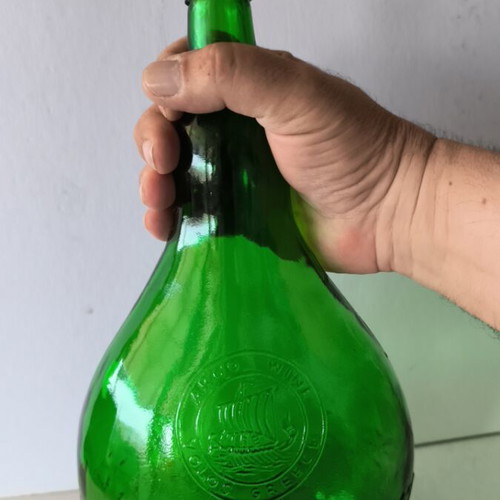 Συλλεκτικό πράσινο μπουκάλι Argo Wine Volos Grece σαν καινούργιο