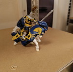 Knight and horse set like new, 10 cm