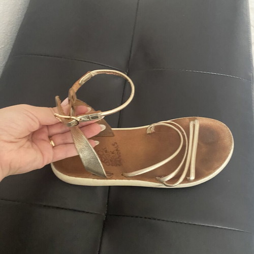 Ancient Greek Sandals platform sandals, size 37, gold