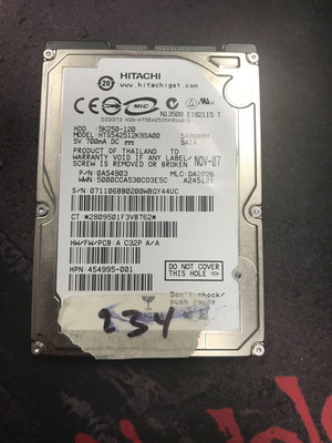 Hitachi HTS542512K9SA00 120GB