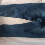 Jeans with rhinestones on pockets like new, blue