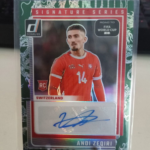 Andi Zeqiri autograph card new