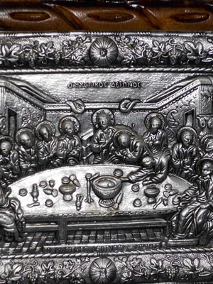 The Last Supper small wooden representation new