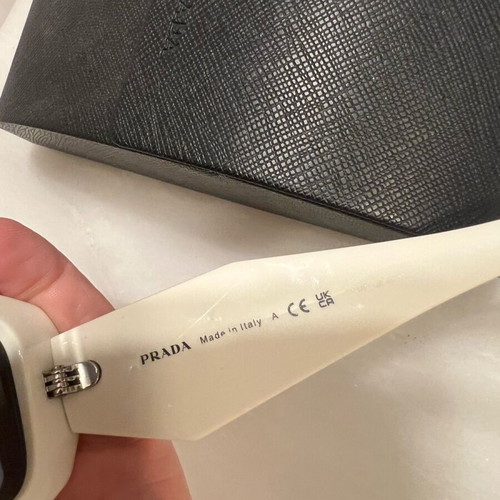 Prada sunglasses cream like new