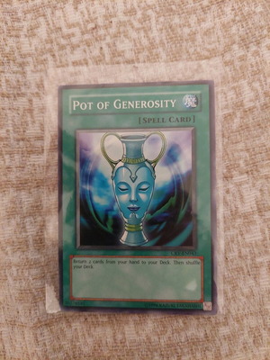 Yu-Gi-Oh Pot of Generosity like new