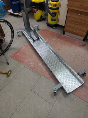 Motorcycle platform for narrow spaces length 1.90 new