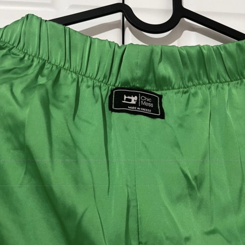 Chic Mess green pants like new, made in Greece