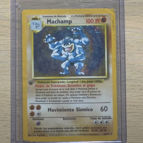 Pokemon Card Machamp Holo Rare used, Base -  7,00 - Vendora.cy