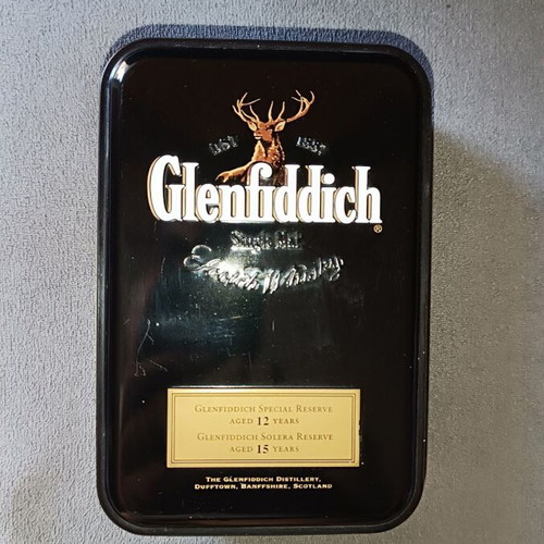 Glenfiddich miniature set used, 12 and 15 years old
