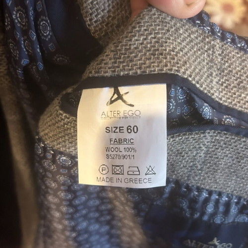 Men's checked jacket size XL like new