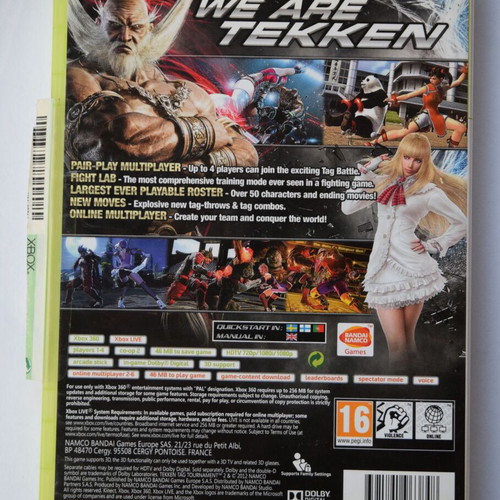 Tekken Tag Tournament 2 Xbox 360 used, fighting game
