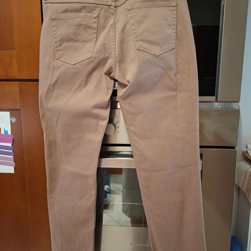 Uterque beige jeans size 38, 100% cotton