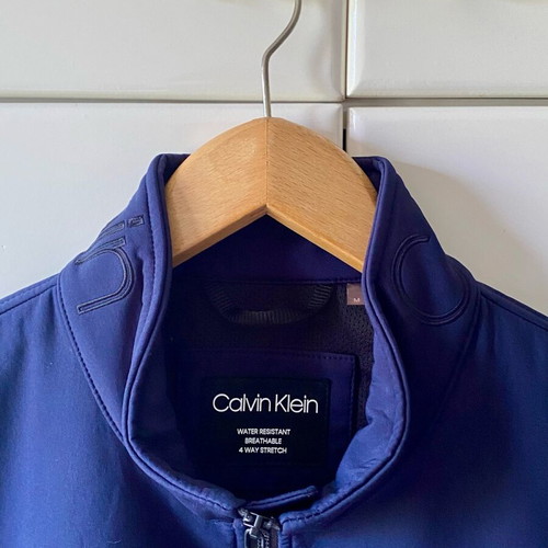 Calvin Klein Softshell Jacket Navy Size M Like New