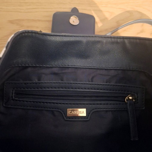 Carpisa crossbody bag blue white like new