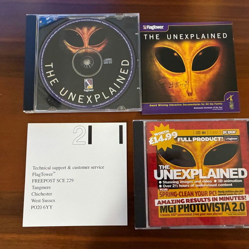 The Unexplained Big Box PC like new, English release