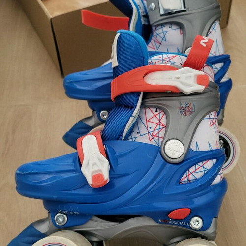 Nijdam Roller Skates adjustable 25-28 "Geo Metricker" like new