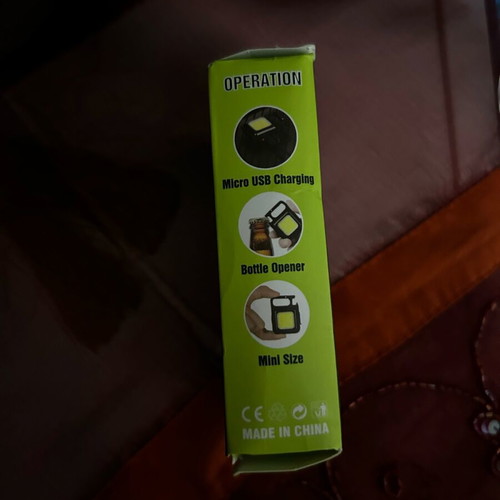 Cob led rechargeable flashlight new with bottle opener and magnet