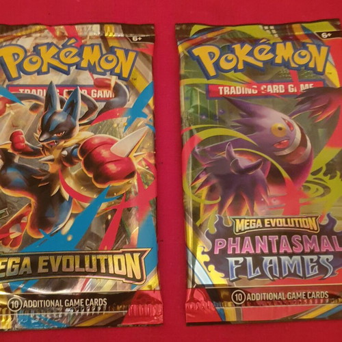 Pokemon Mega Evolution booster packs new, set of 2