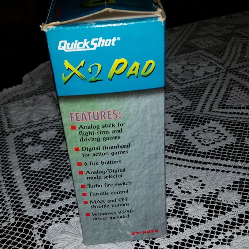 QuickShot X2 Pad controller lightly used with Gameport connection