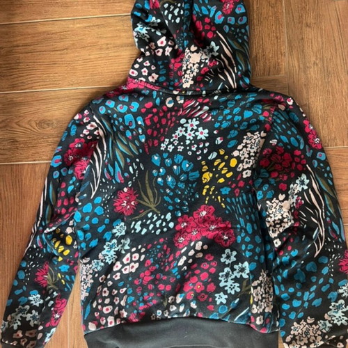 Adidas sweatshirt used, size S, black and blue