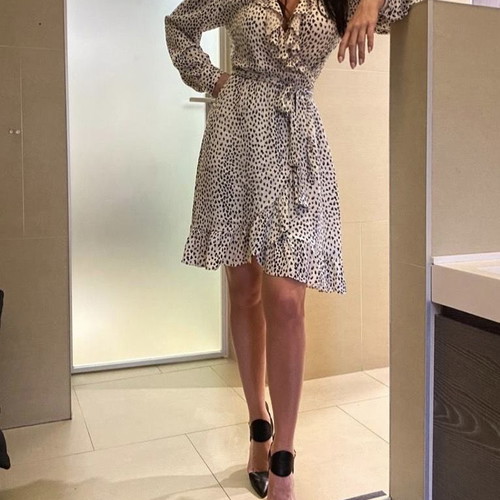 (M) Maje wrap dress