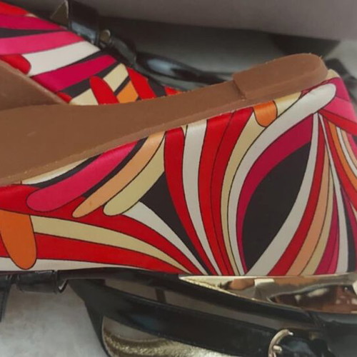 Rokail colorful summer platform shoes new, size 39