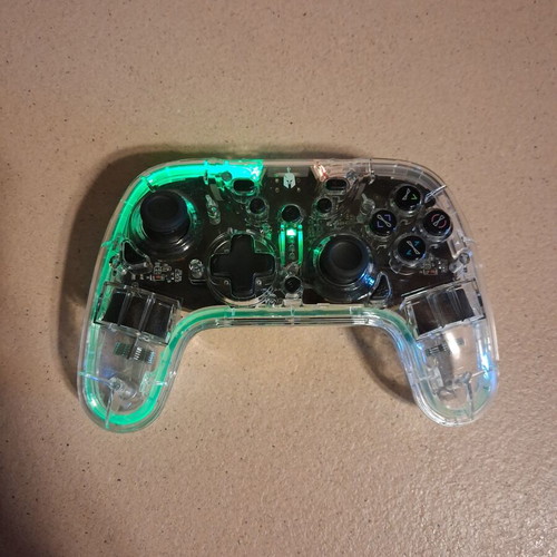 Wireless controller used for Nintendo Switch and PC with light effects