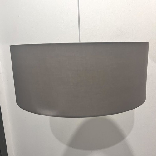 Set of three ceiling lights, grey, brown and black