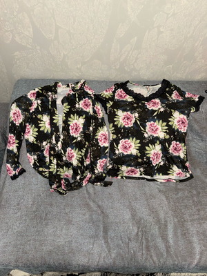 Set of blouse and robe new multicolor size M
