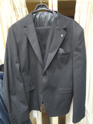 Endeson Fashion Black Men's Suit New With Vest