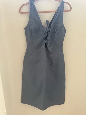 Ioanna Kourbela dress blue midi new, 100% cotton, size S