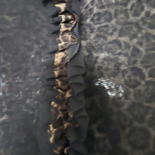Celestino shirt used animal print size 40 with transparent sleeves