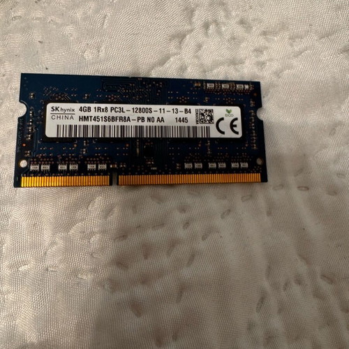 4GB RAM used laptop memory functional