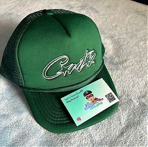 Corteiz green trucker cap