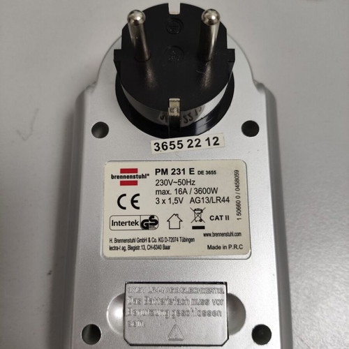Brennenstuhl power consumption meter like new