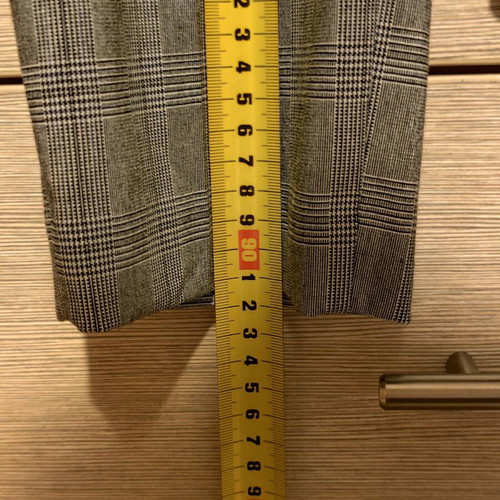 Zara women's gray checkered suit like new, size M