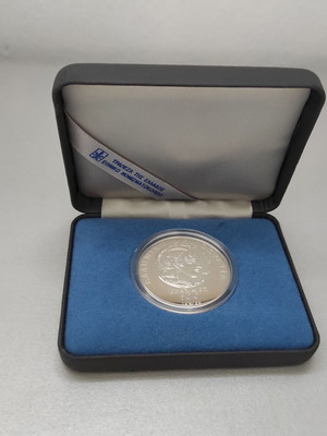 500 Drachmas 1993 Silver Proof Coin 2500 Years of Democracy Like New